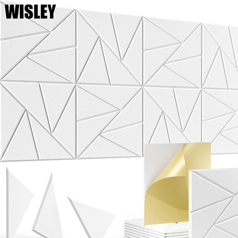 Board Game Room - 12pcs High-Density Acoustic Foam Panels Soundproof