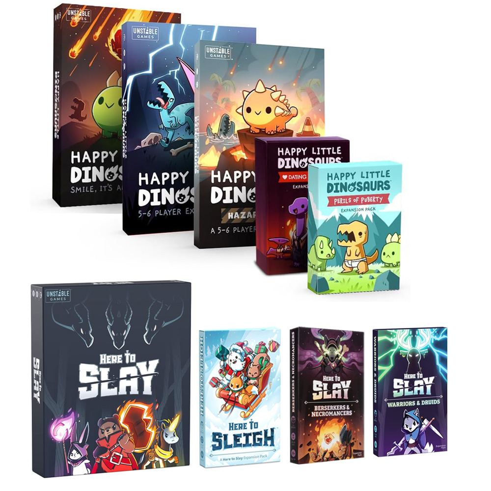 Board Game Flip 7 - Unstable Games Happy Little Dinosaurs Board
