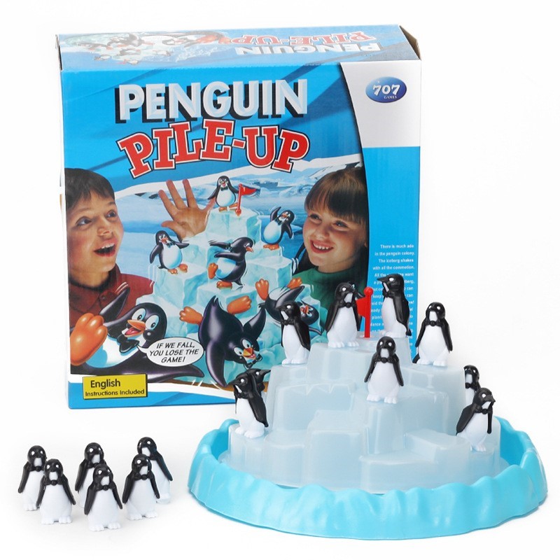 Board Game Quoridor - Iceberg Stacked Penguin Balanced Toys Board