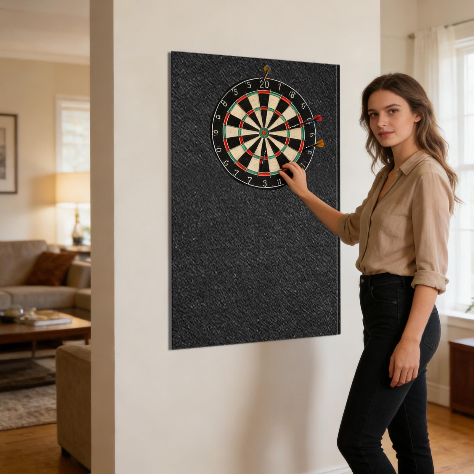 Board Game Room - Dart Board Wall Protector Felt Surround