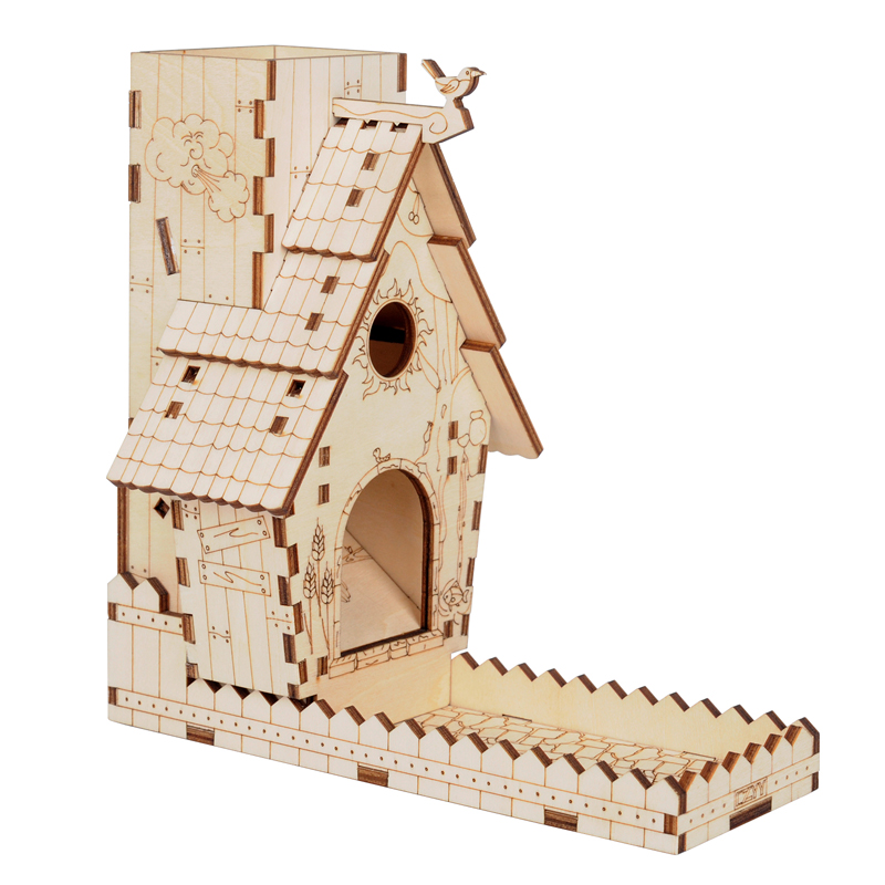 Dice Tower Wooden - CZYY Cho Chim Cảnh Xúc Xắc