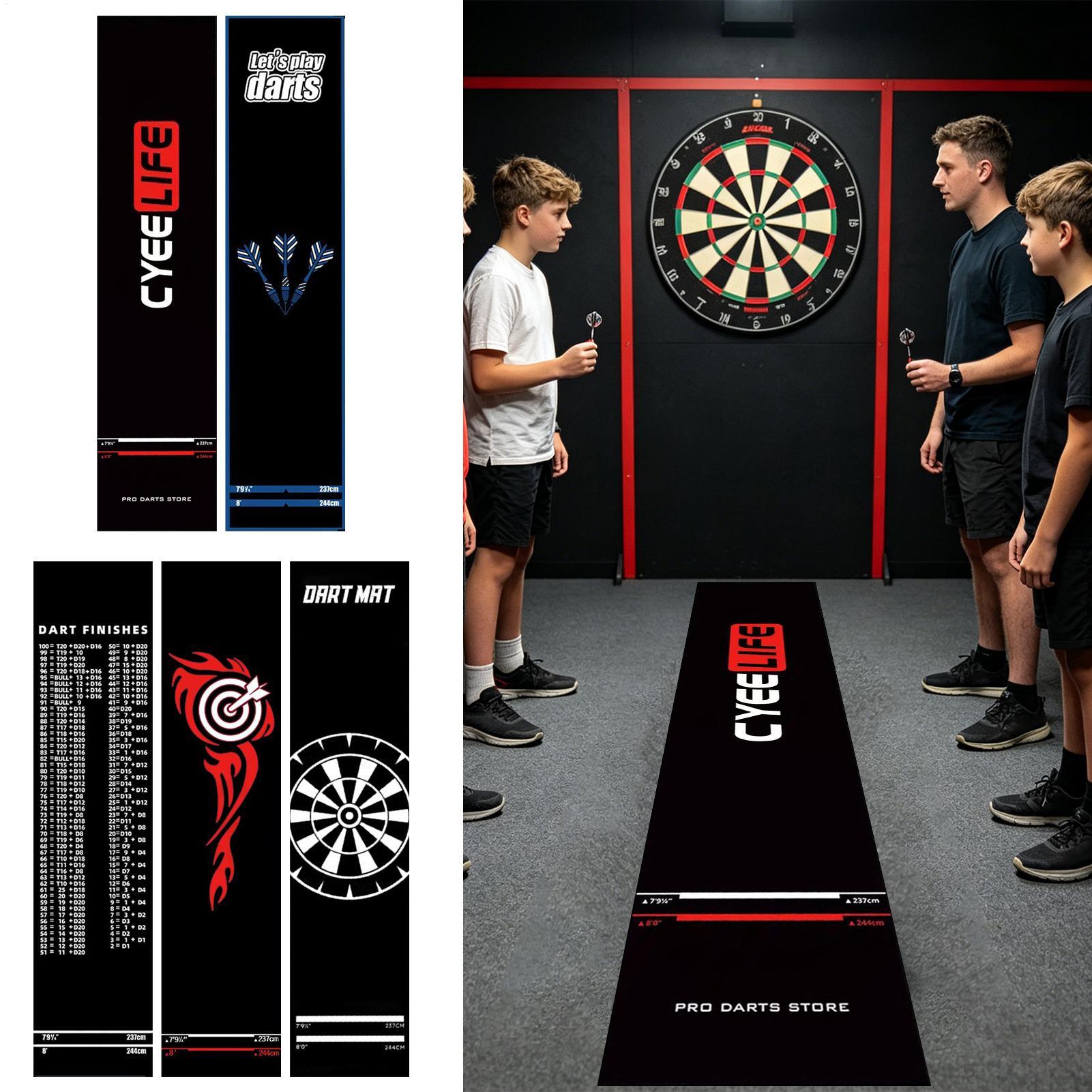 Board Game Room - 1pcs Dart Mat Non-Slip With Throw