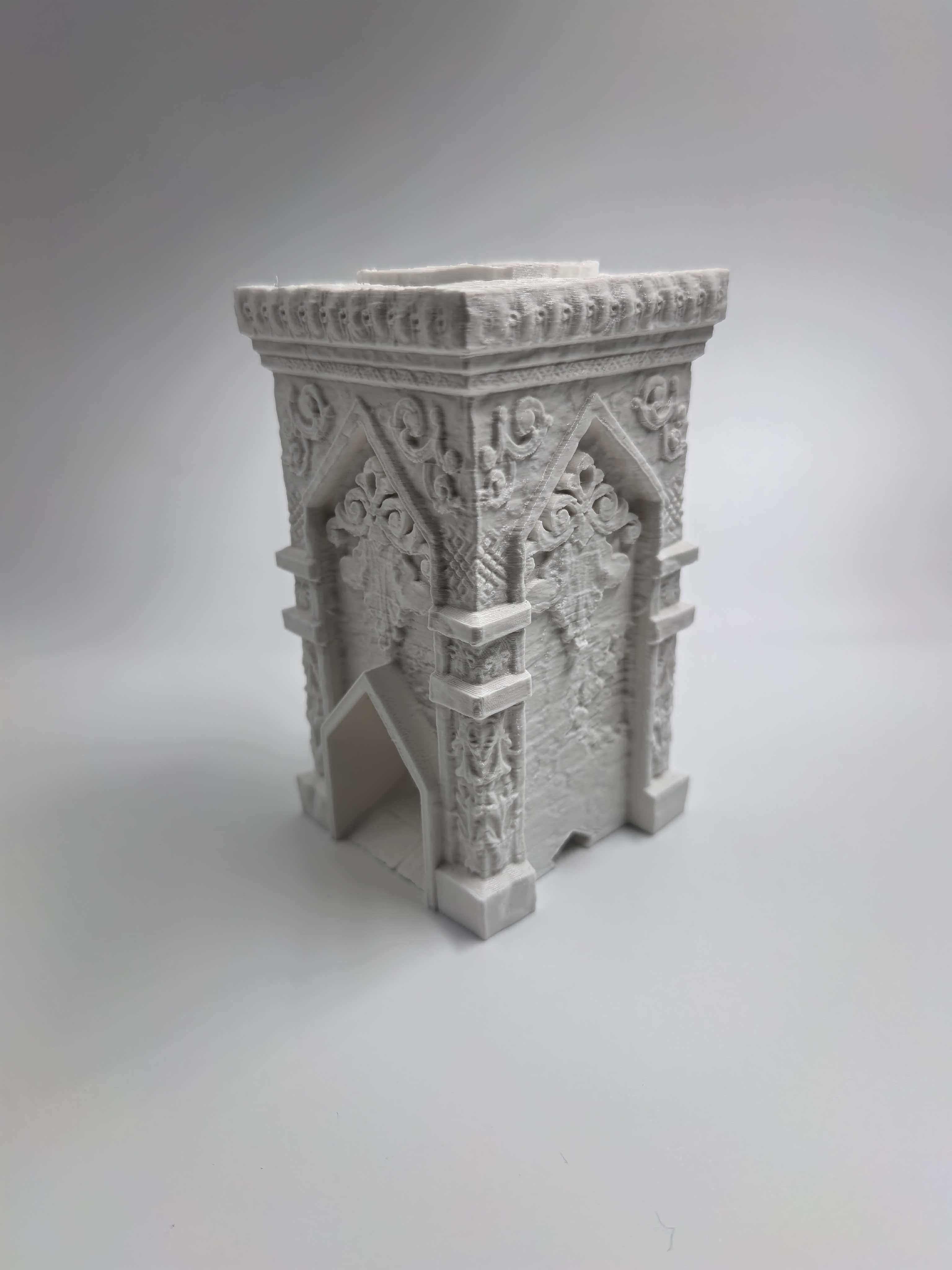 Dice Tower Wooden - Mini Portable Dice Tower Tabletop Game