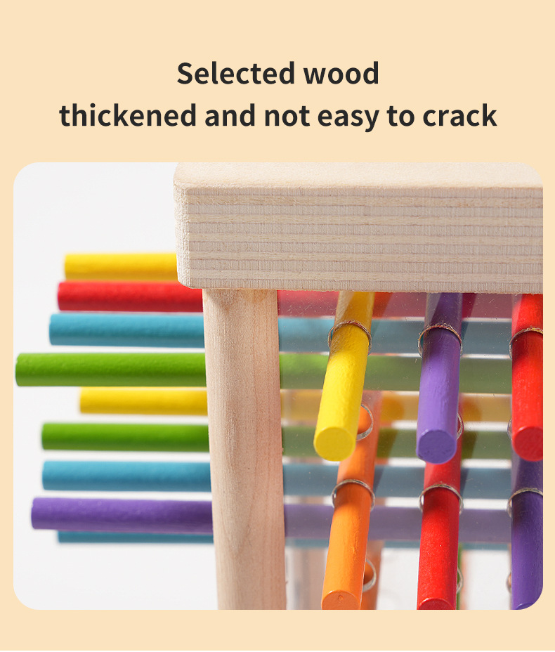 Dice Tower Wooden - Educational Toy - Desktop Dice And