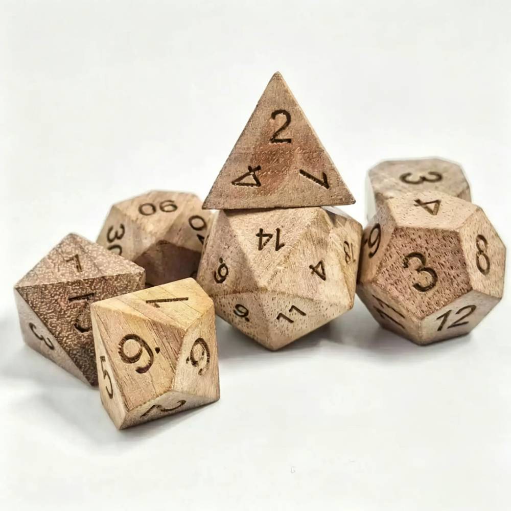 Dice Tower Wooden - DND Wooden Dice for Board Games,