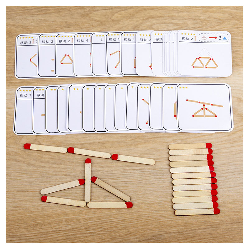 Board Game Nature - Montessori Matches Puzzles Game Wooden Toys