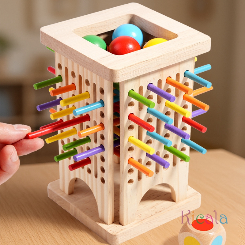 Montessori Game Wooden Board G - đánh giá và giá Dice Tower Wooden