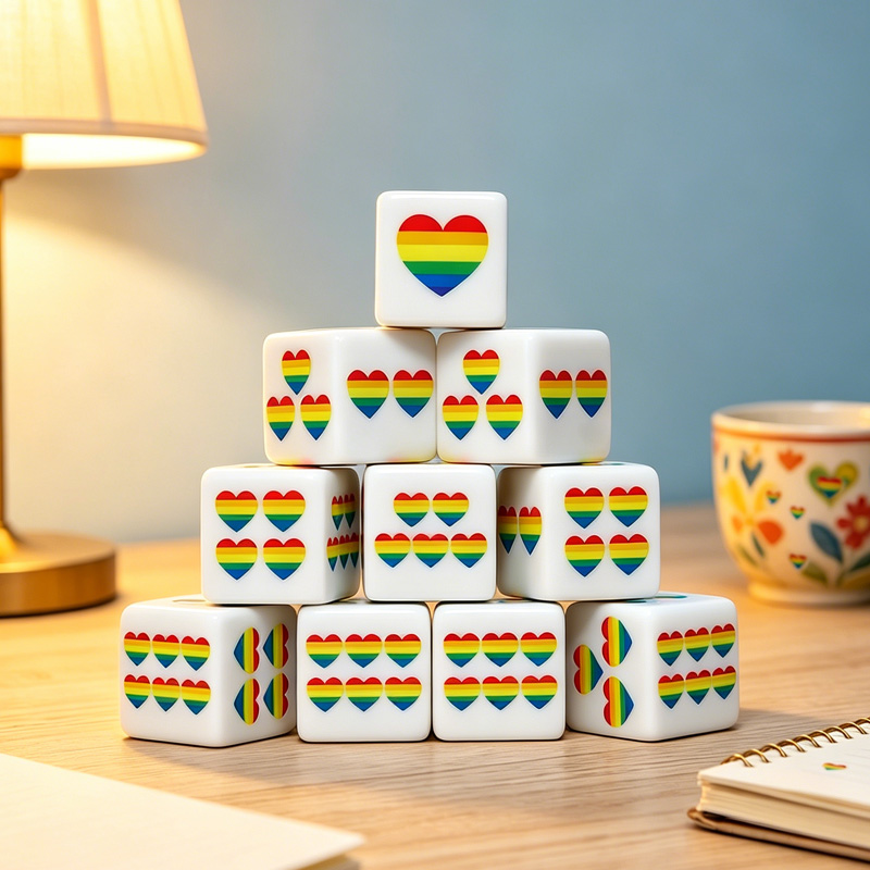 CANDYPIXEL 12Pcs Rainbow Heart - đánh giá và giá Board Game Arena