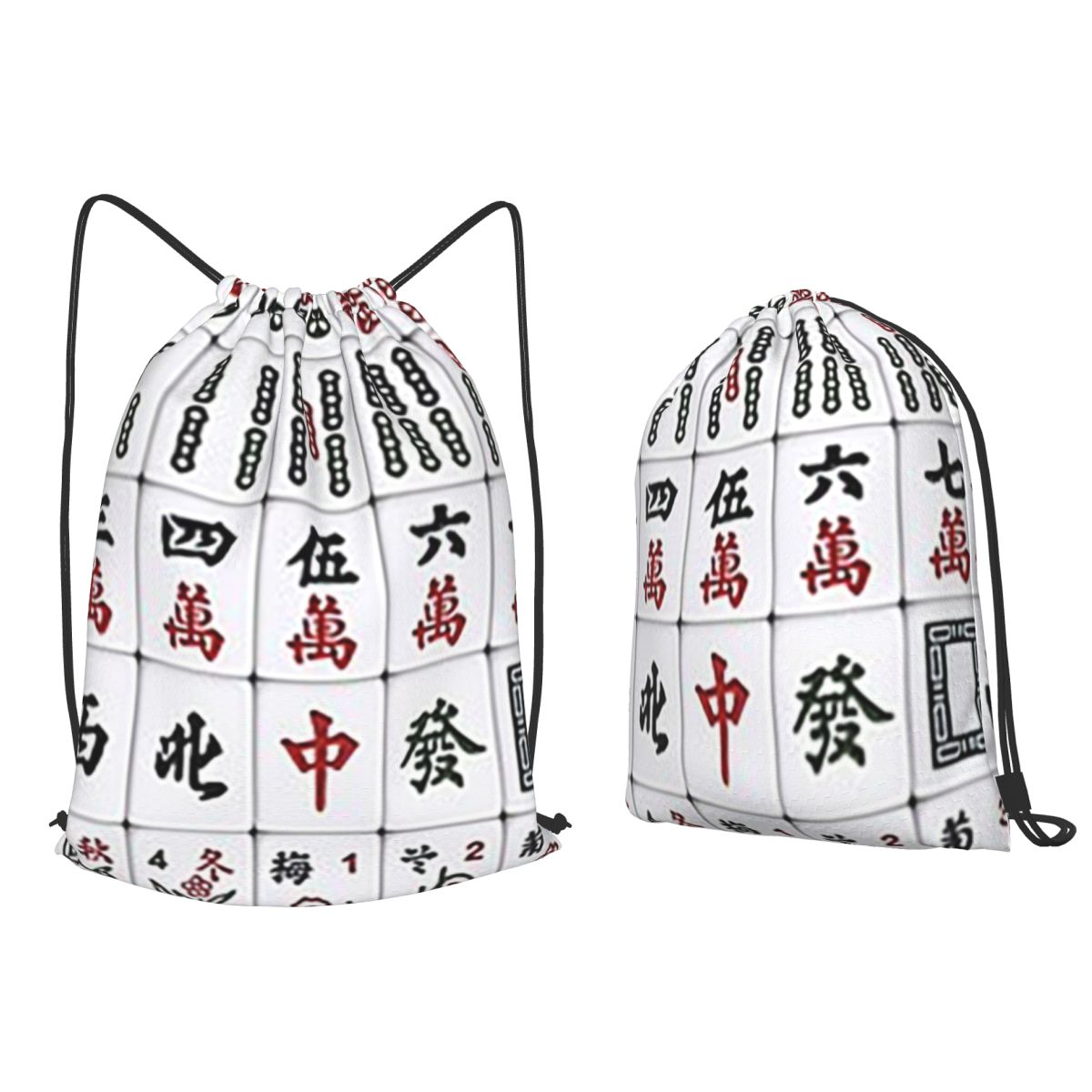 Mahjong Tile Pattern Backpacks - đánh giá và giá Tile Bag Drawstring