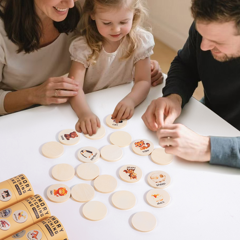 Wooden Memory Match Stick Ches - đánh giá và giá Board Game Oath