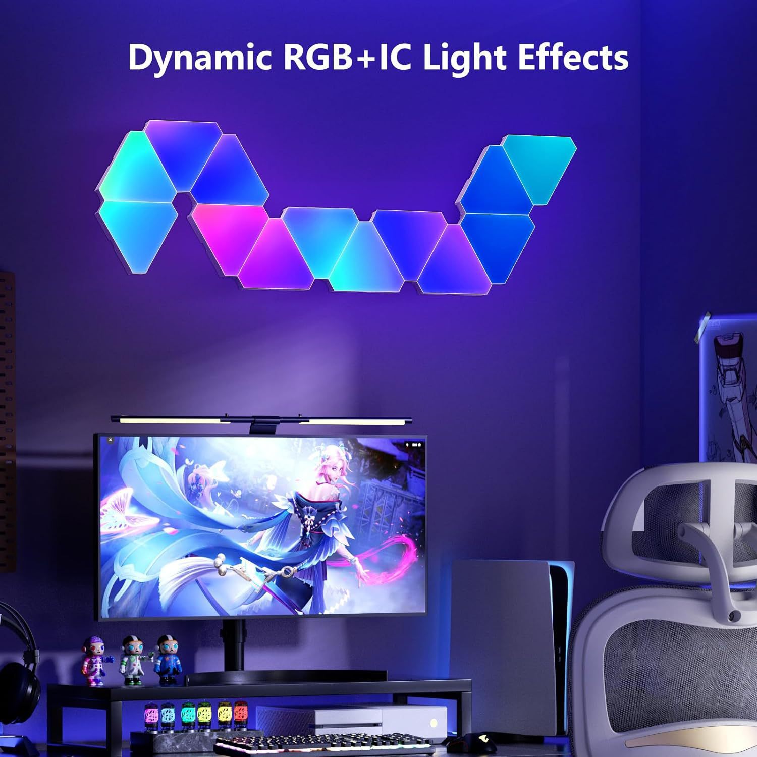 Tuya WiFi RGB Triangle Quantum - đánh giá và giá Board Game Room