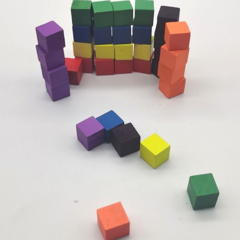 100Pcs/lots 10mm Wood Cubes Co - đánh giá và giá Dice Tower Wooden
