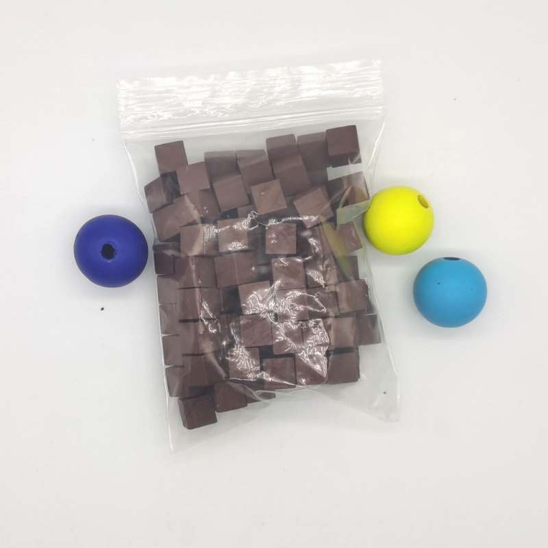 100Pcs/lots 10mm Wood Cubes Co - đánh giá và giá Dice Tower Wooden