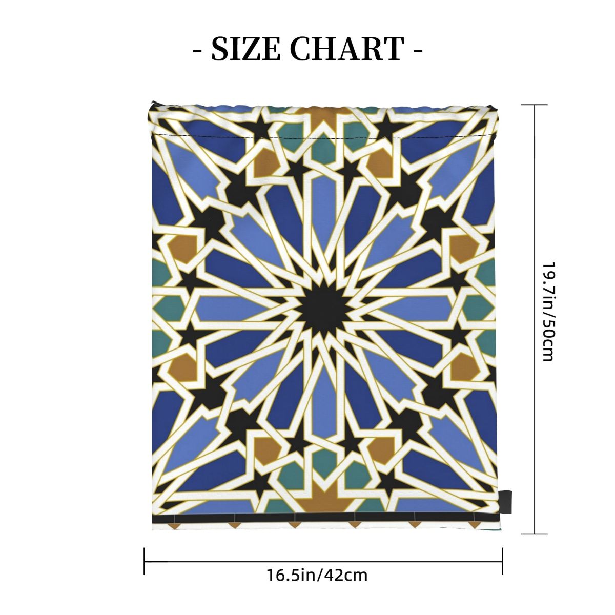 Arabic Tile I Backpacks Multi- - đánh giá và giá Tile Bag Drawstring