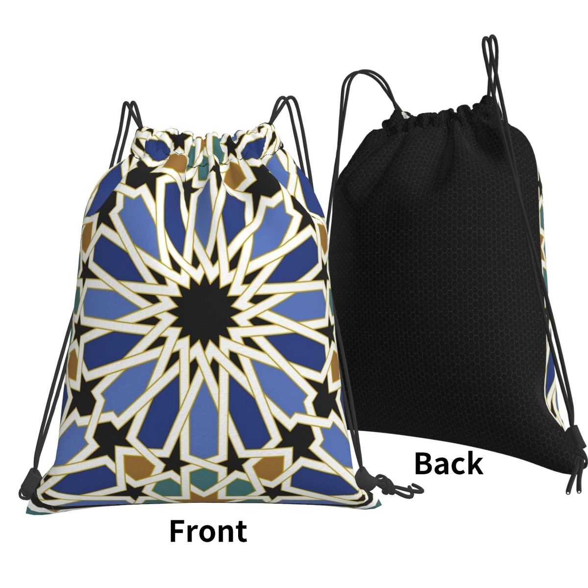 Arabic Tile I Backpacks Multi- - đánh giá và giá Tile Bag Drawstring
