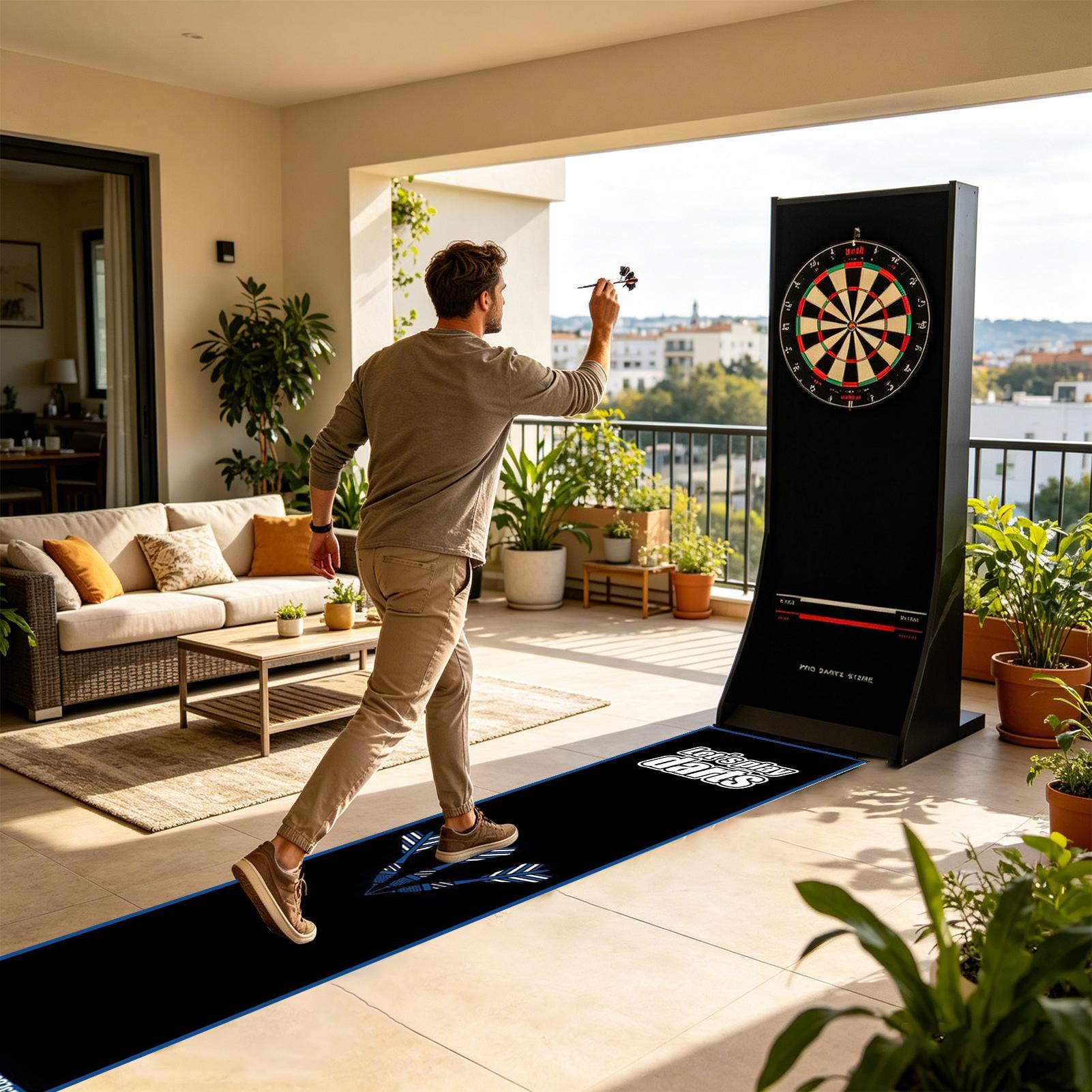 Non Slip Dart Board Floor Mat, - đánh giá và giá Board Game Room