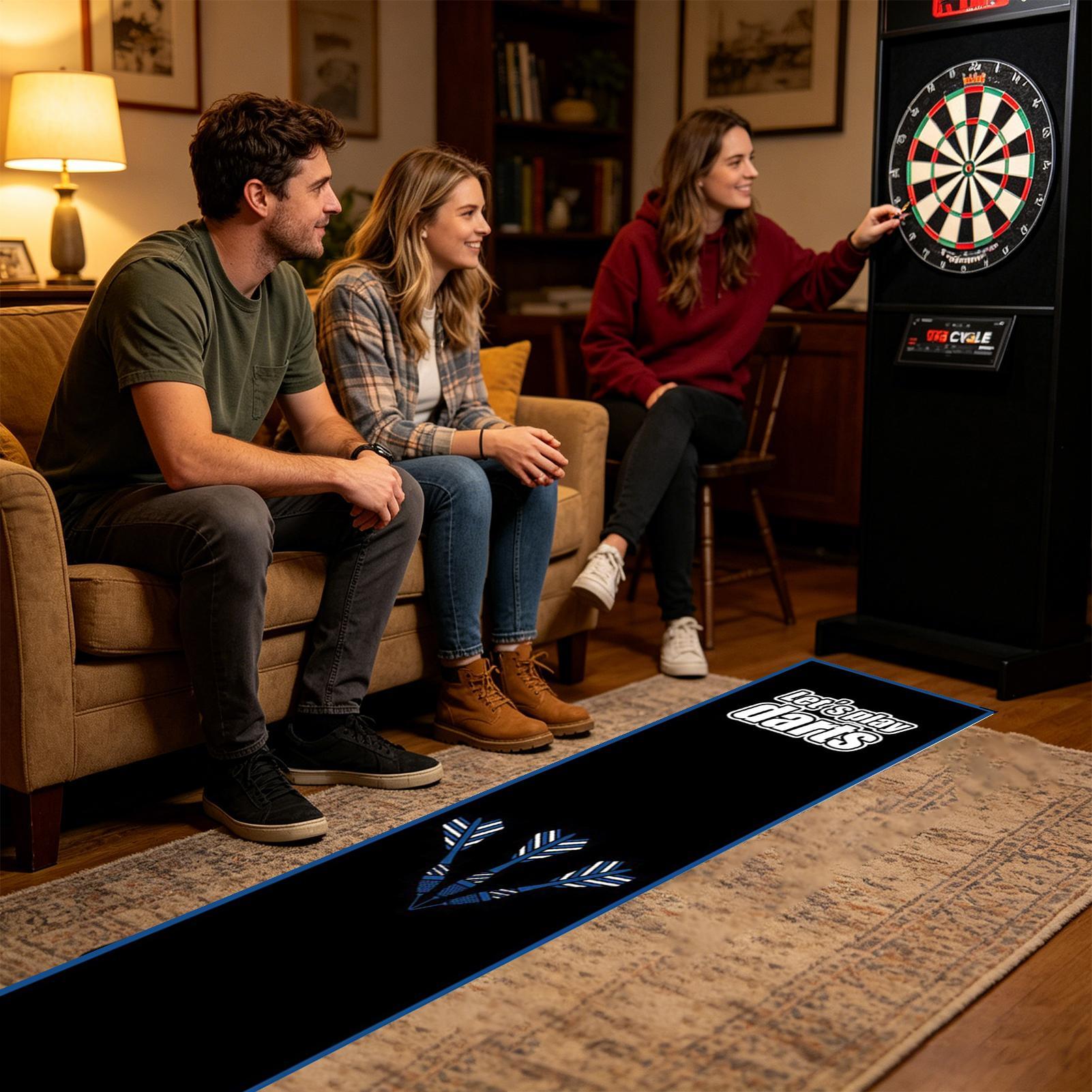 Non Slip Dart Board Floor Mat, - đánh giá và giá Board Game Room