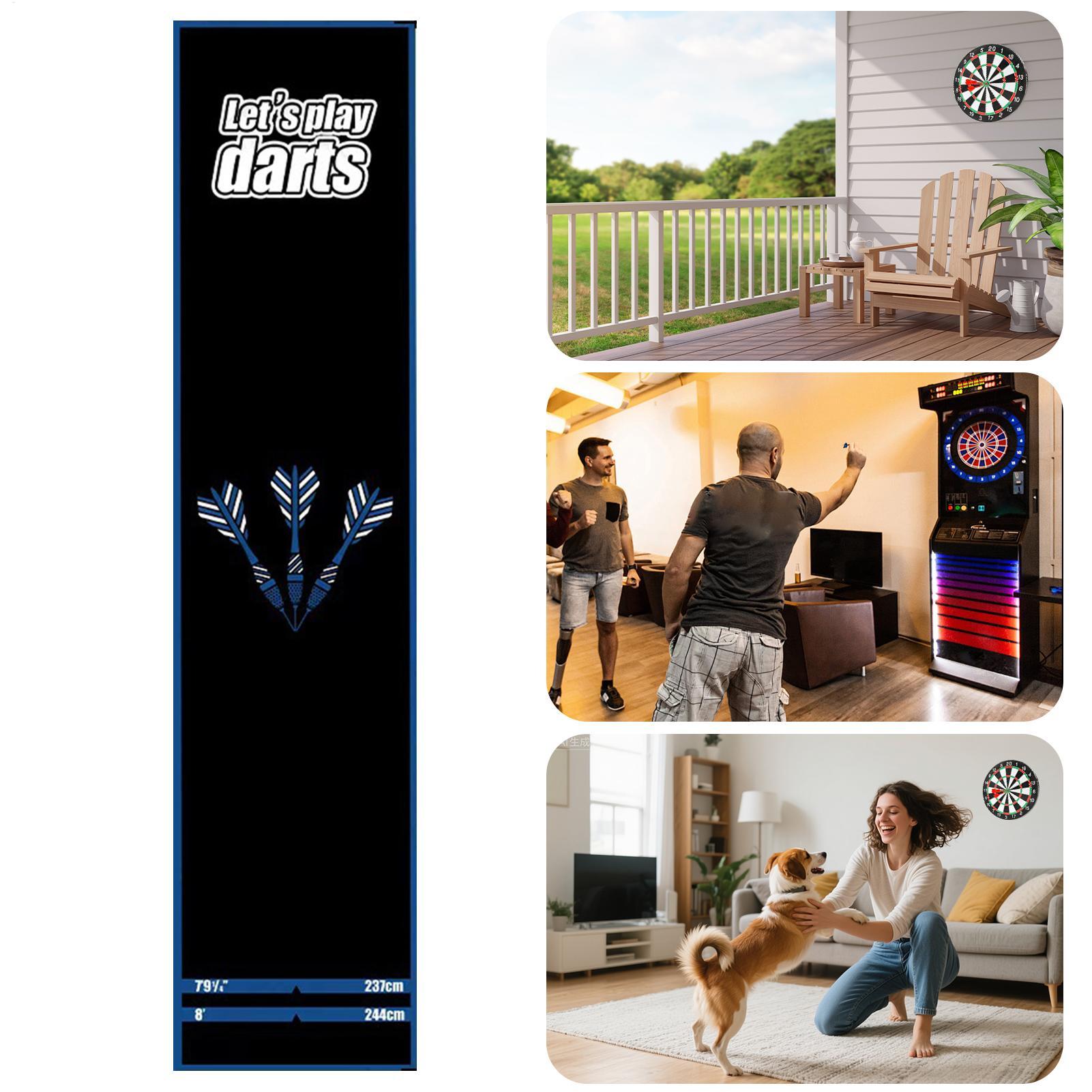 Non Slip Dart Board Floor Mat, - đánh giá và giá Board Game Room