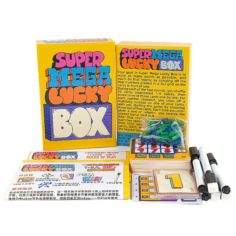 Super Mega Lucky Box Board Gam - đánh giá và giá Board Game Card