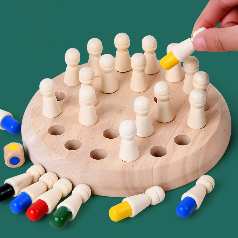 Wooden Memory Matchstick Chess - đánh giá và giá Board Game Oath