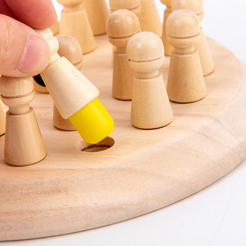 Wooden Memory Matchstick Chess - đánh giá và giá Board Game Oath