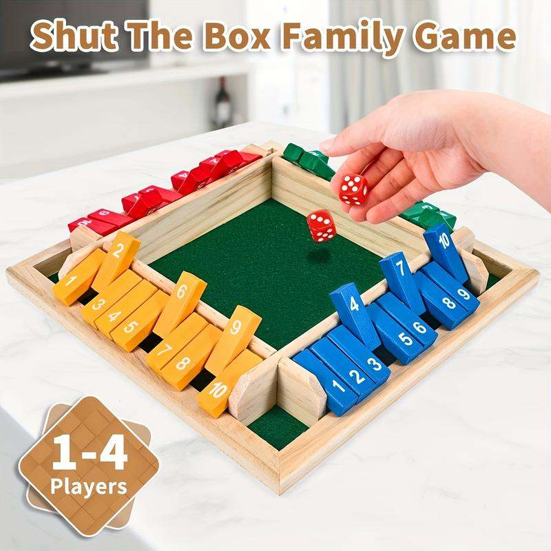 Box Game Wooden Dice Four-Side - đánh giá và giá Board Game Flip 7