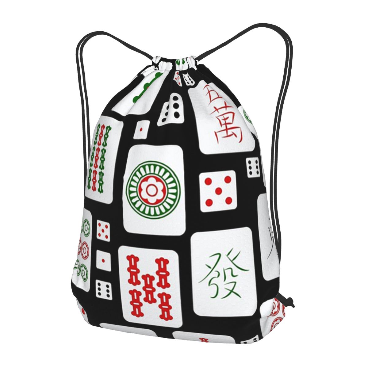 Mahjong Tiles Game Dice Backpa - đánh giá và giá Tile Bag Drawstring