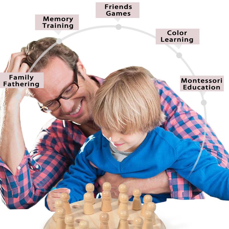 Wooden Memory Match Stick Ches - đánh giá và giá Board Game Oath