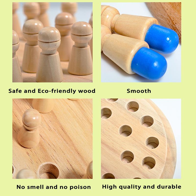 Wooden Memory Match Stick Ches - đánh giá và giá Board Game Oath