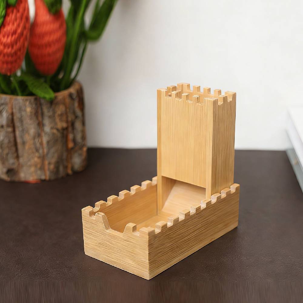 Premium Natural Bamboo Foldabl - đánh giá và giá Dice Tower Wooden