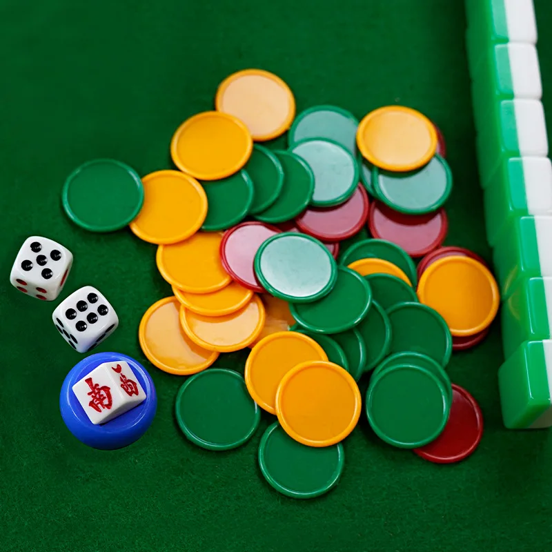 Poker Chips 3.2cm 3 Colors Pla - đánh giá và giá Board Game Room