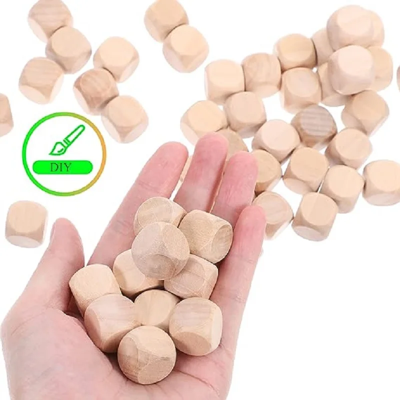 10pcs D6 6 Sided Blank Wood Di - đánh giá và giá Dice Tower Wooden