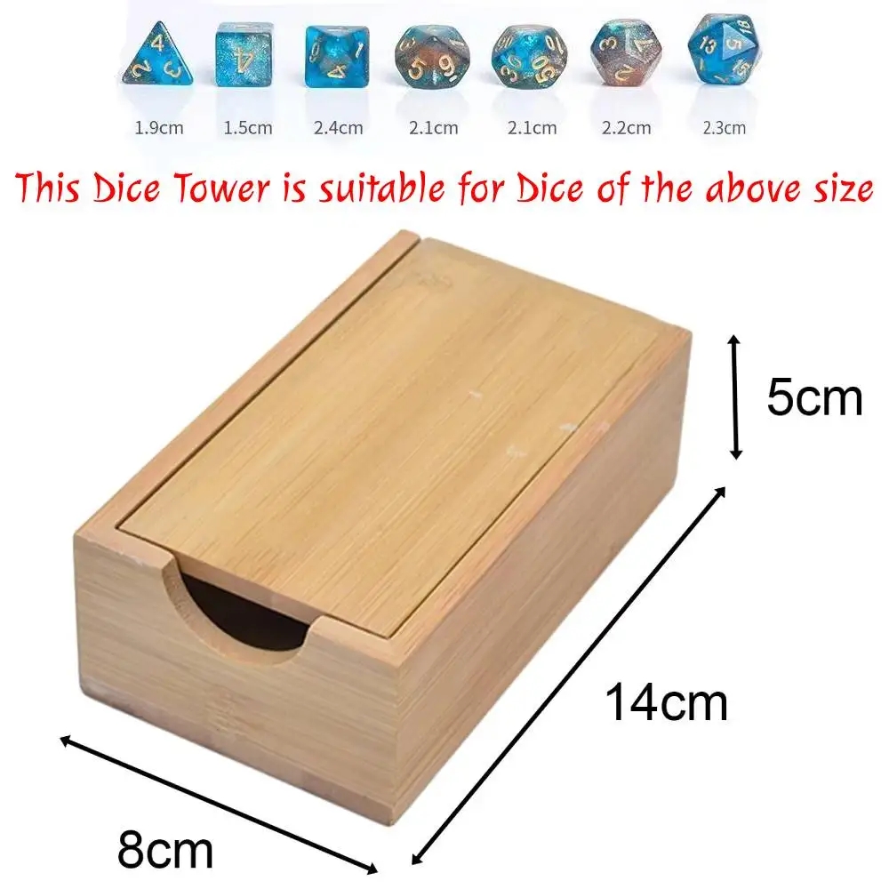 Foldable Wooden Dice Tower Dic - đánh giá và giá Dice Tower Wooden