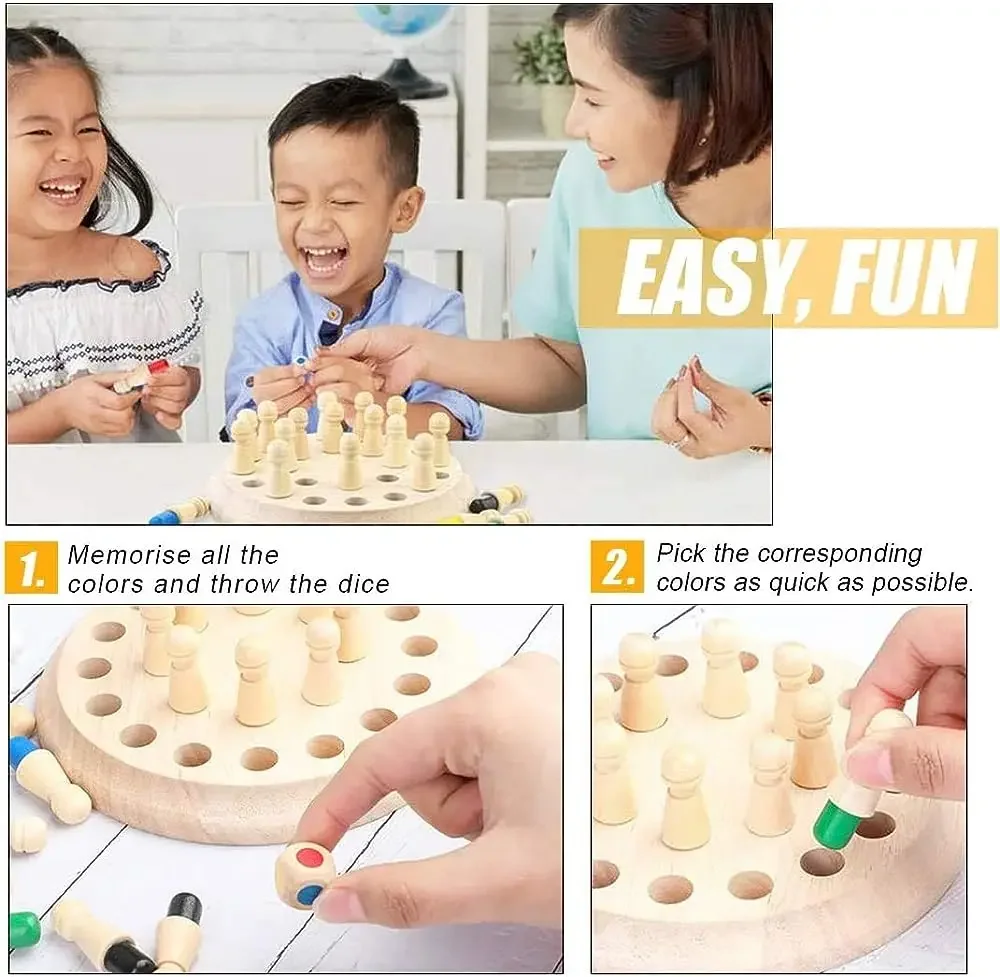 1PC Wooden Memory Match Stick  - đánh giá và giá Board Game Oath