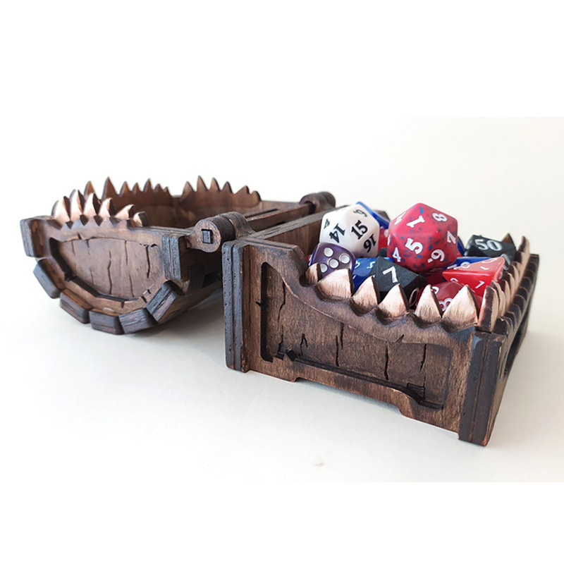 Mimic Chest for Dungeons and D - đánh giá và giá Dice Tower Wooden
