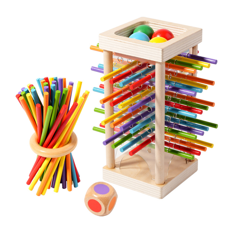 Educational Toy - Desktop Dice - đánh giá và giá Dice Tower Wooden