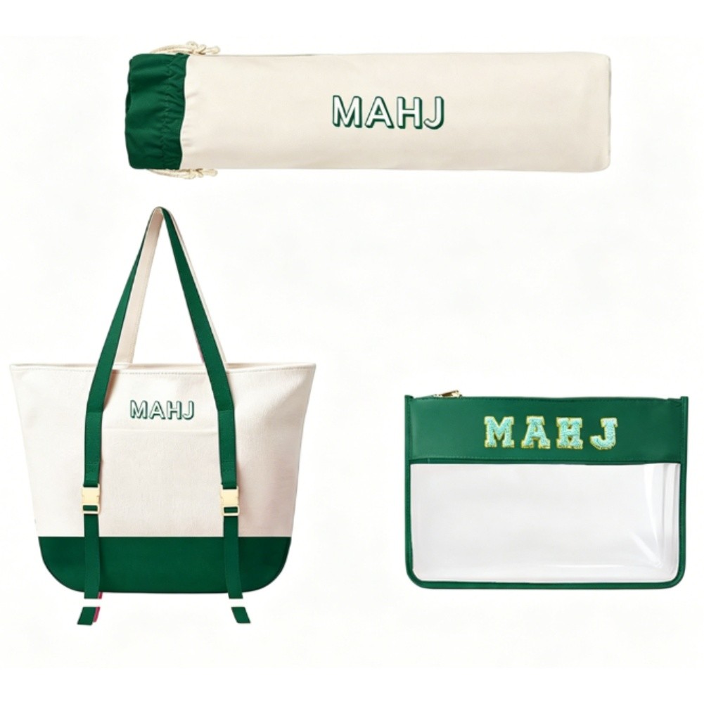 Canvas Tote Bag Set for Mahjon - đánh giá và giá Tile Bag Drawstring