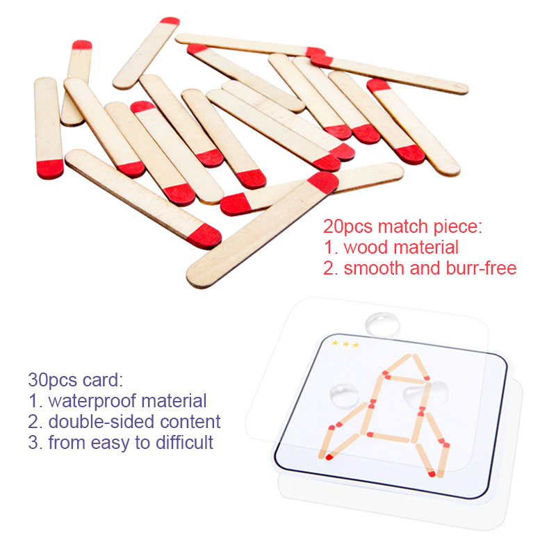 Montessori Matches Puzzles Gam - đánh giá và giá Board Game Nature