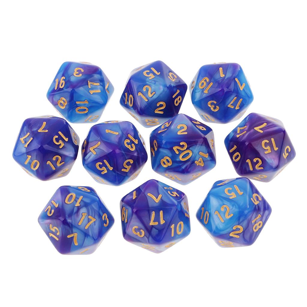10 Chiếc Đa Diện 20 Mặt Xúc Xắ - đánh giá và giá Board Game Arena