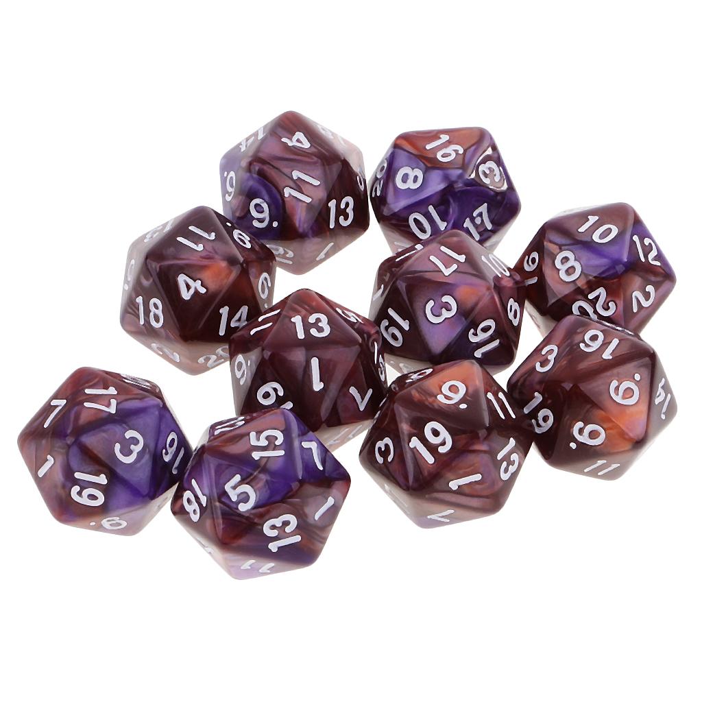 10 Chiếc Đa Diện 20 Mặt Xúc Xắ - đánh giá và giá Board Game Arena