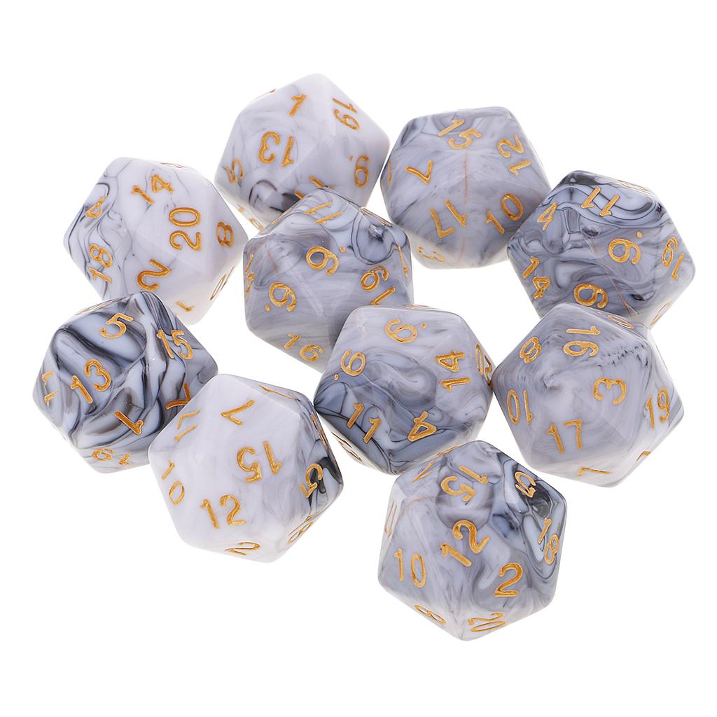 10 Chiếc Đa Diện 20 Mặt Xúc Xắ - đánh giá và giá Board Game Arena