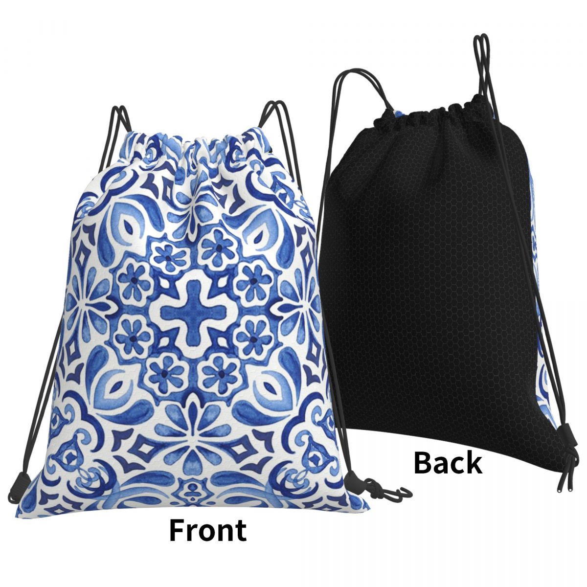 Mediterranean Mosaic Tiles Azu - đánh giá và giá Tile Bag Drawstring