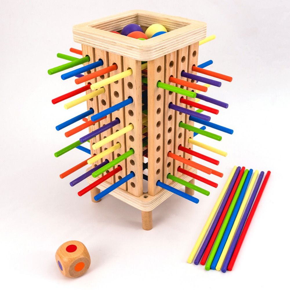 42/16 Colourful Sticks Wooden  - đánh giá và giá Dice Tower Wooden