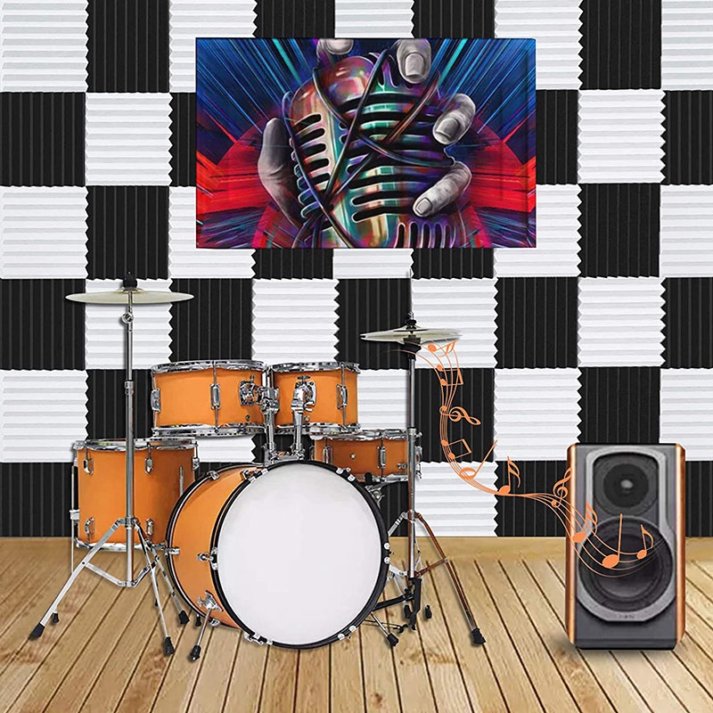 AT02-12 Pcs Acoustic Foam Boar - đánh giá và giá Board Game Room